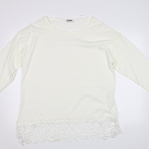 Damart Womens White   Pullover Jumper Size 18