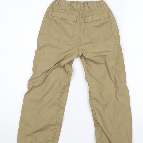 Crane Boys Beige   Cargo Trousers Size 5-6 Years
