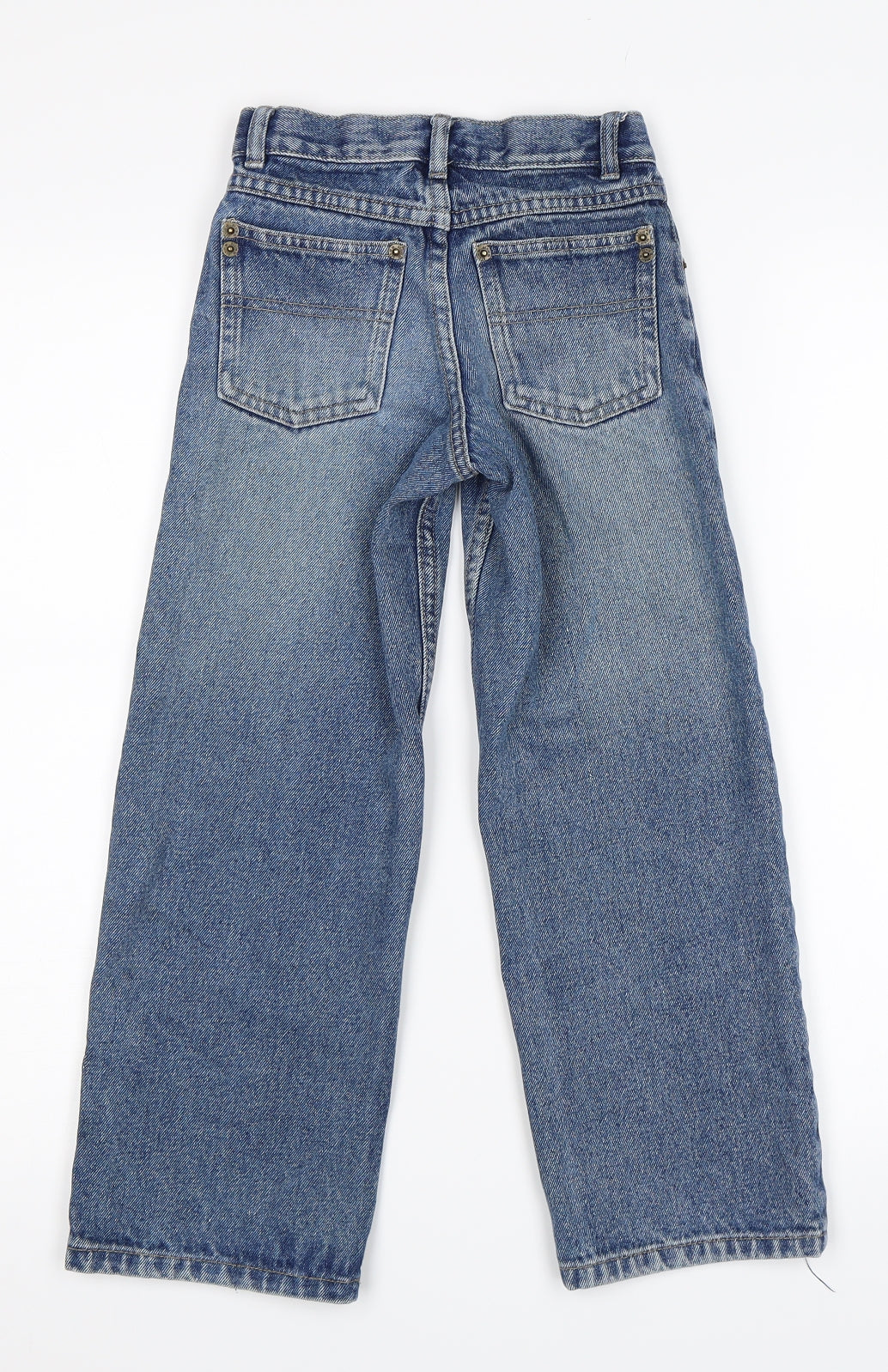 Denim & Co. Girls Blue  Denim Flared Jeans Size 7-8 Years