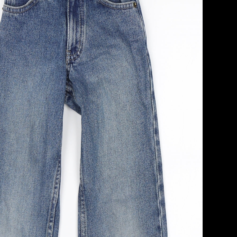 Denim & Co. Girls Blue  Denim Flared Jeans Size 7-8 Years