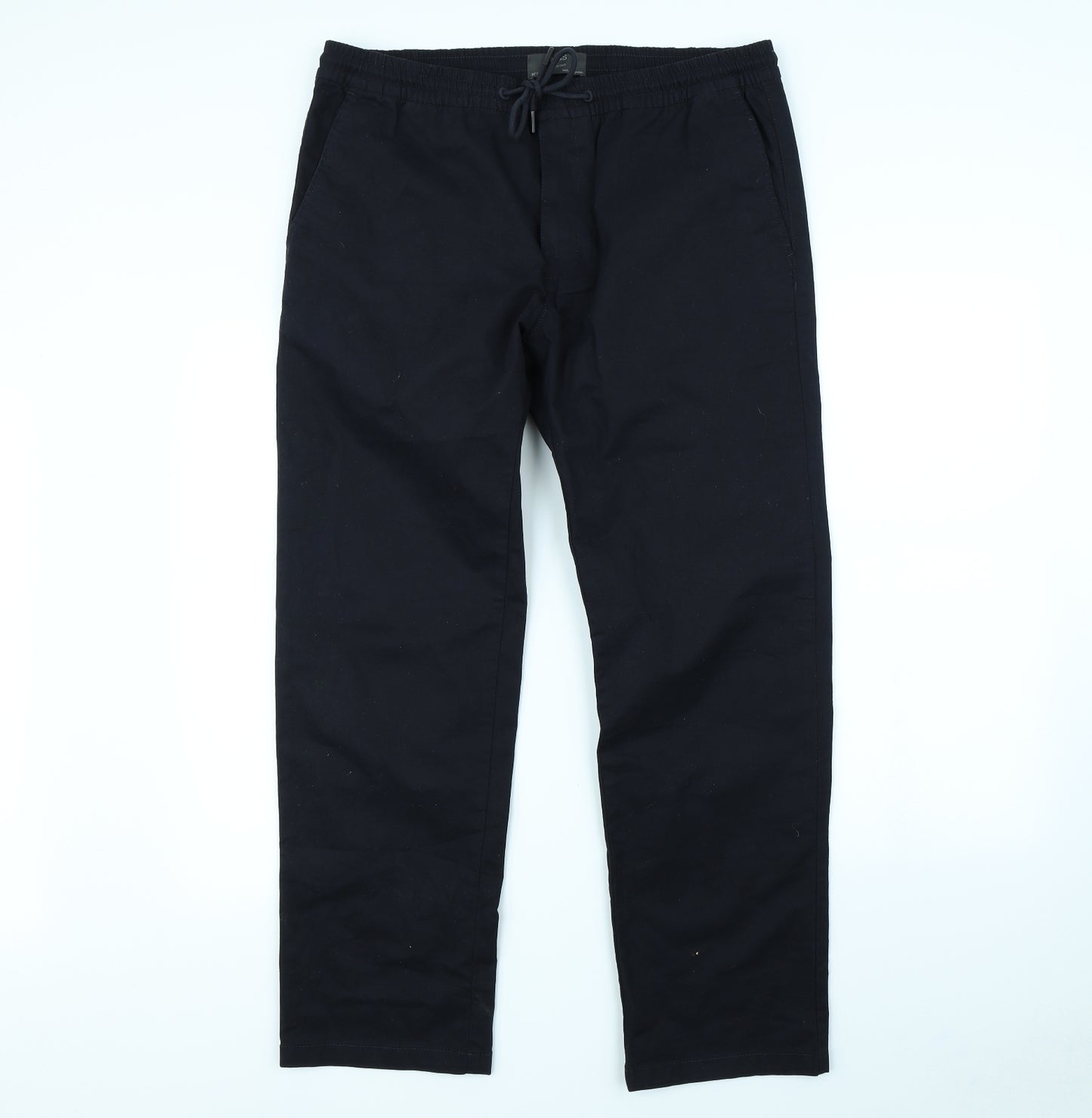 M&S Mens Blue   Trousers  Size 36 in L30 in