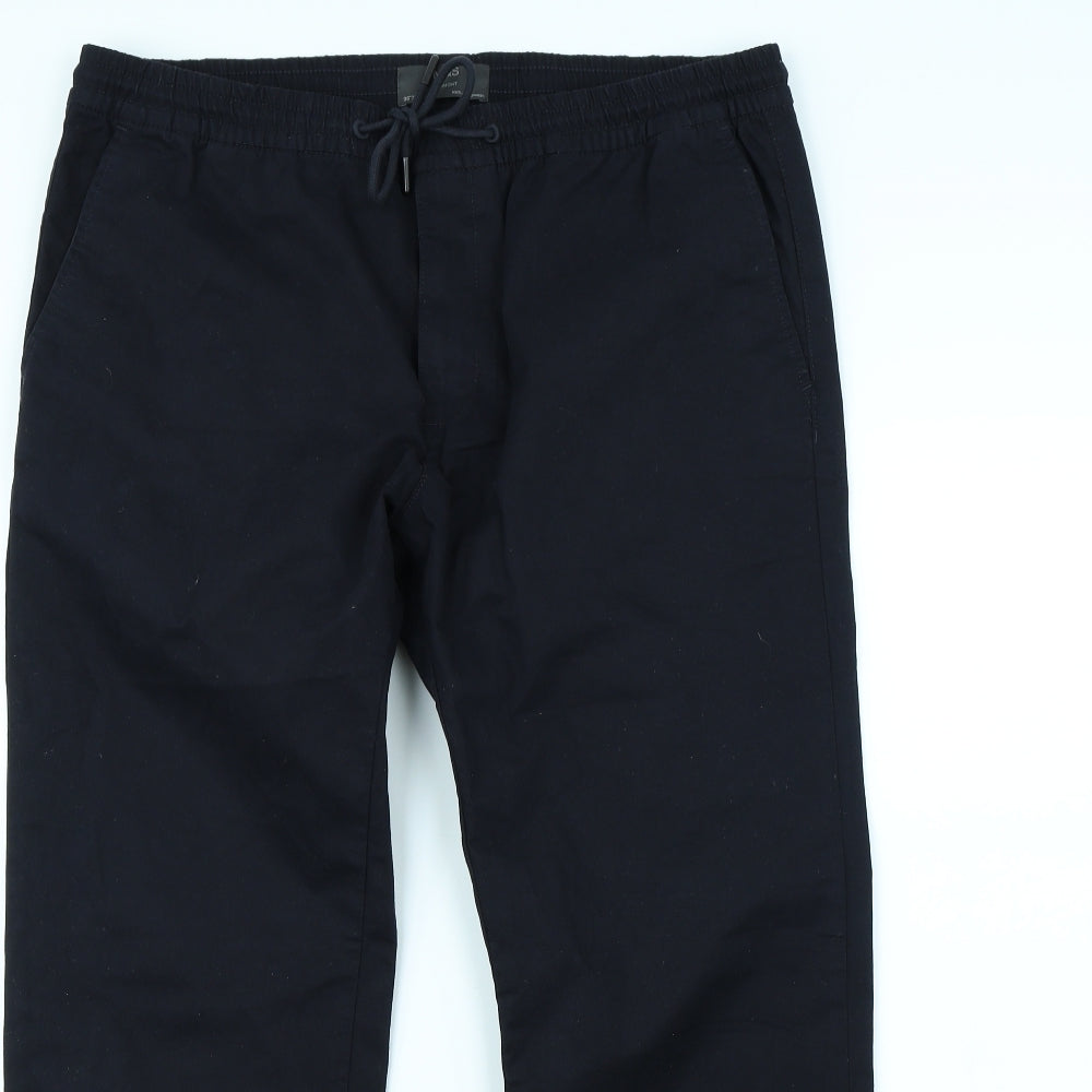 M&S Mens Blue   Trousers  Size 36 in L30 in