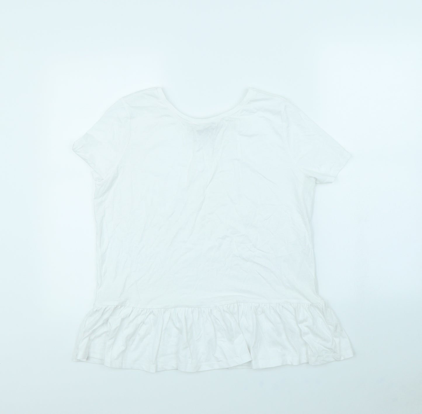 F&F Womens White   Basic Blouse Size 14