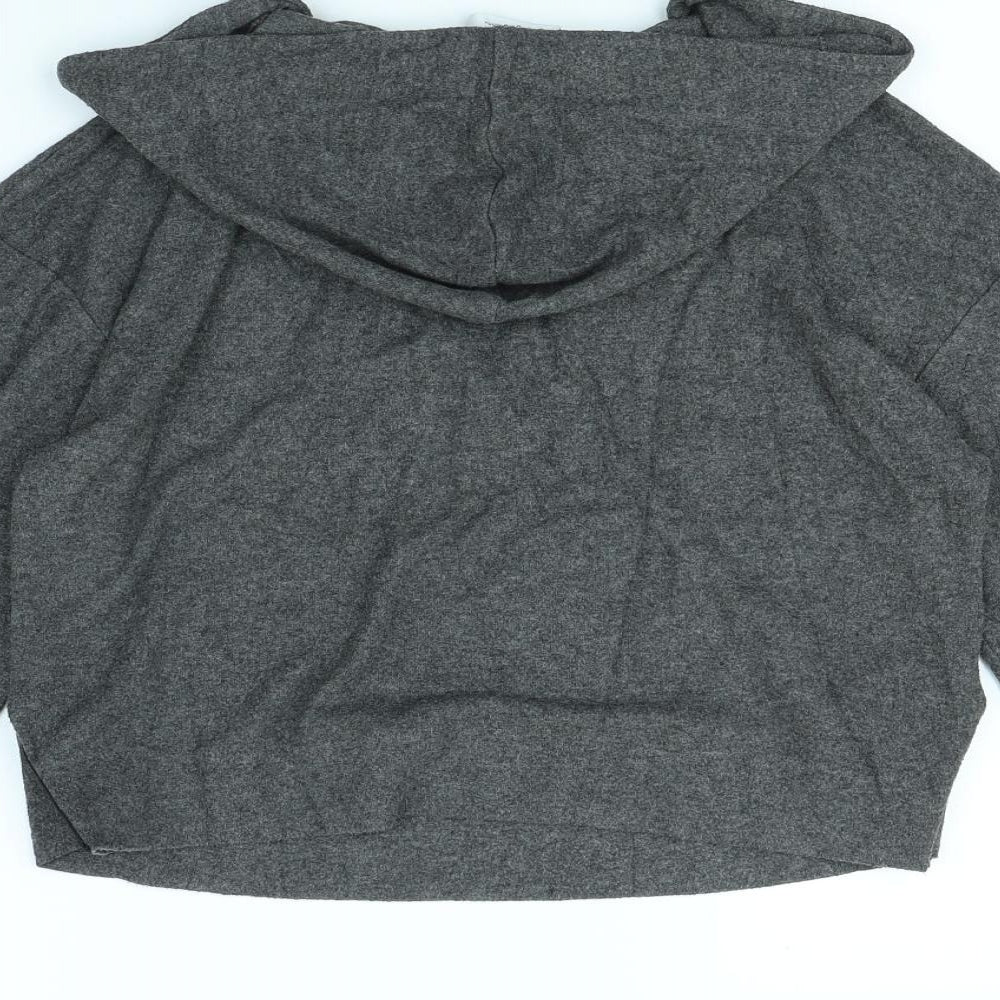 New Look Womens Grey   Pullover Hoodie Size 14