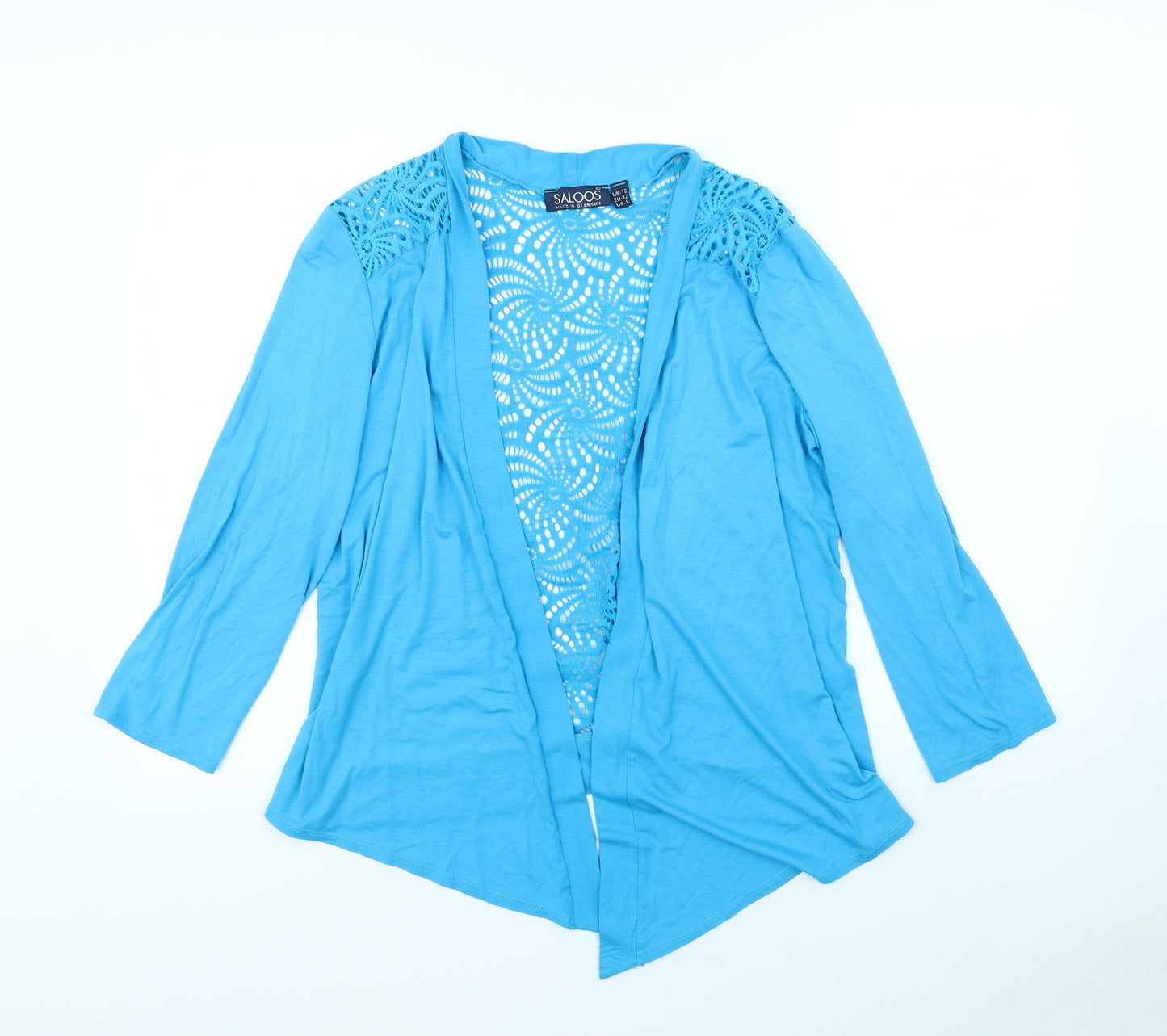 Saloos Womens Blue   Cardigan Jumper Size 16