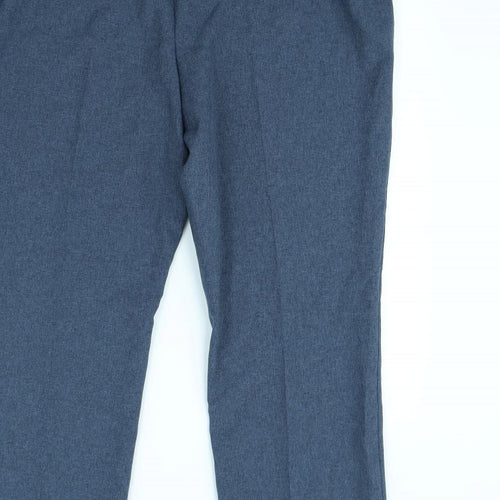 Preworn Womens Blue   Dress Pants Trousers Size 18 L30 in