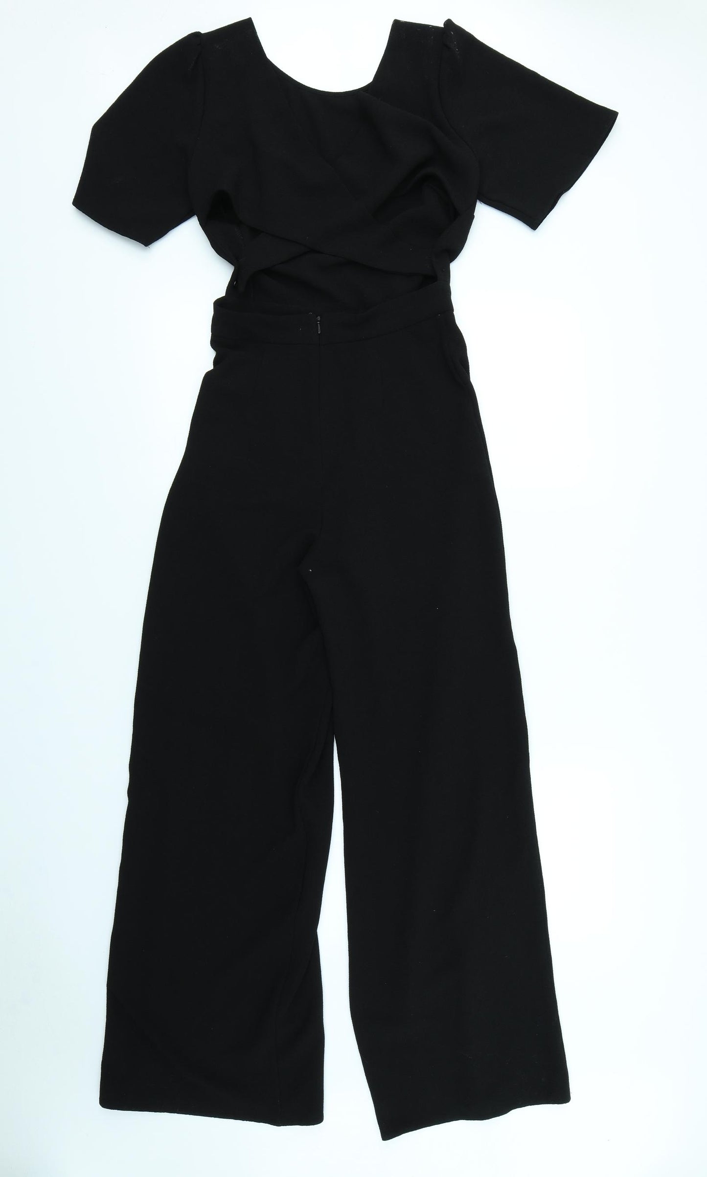 Miss Selfridge Womens Black   Jumpsuit One-Piece Size 8 L30 in
