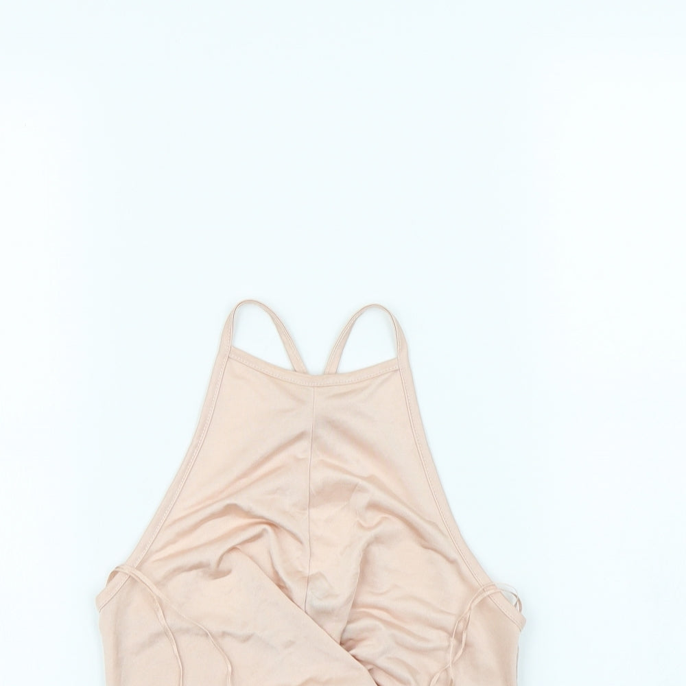 Miss Selfridge Womens Pink   Basic Blouse Size 8