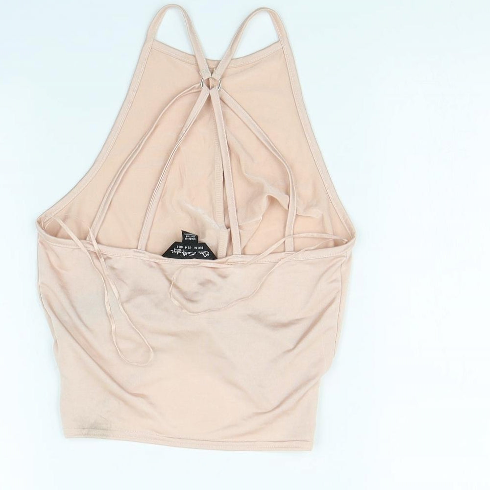 Miss Selfridge Womens Pink   Basic Blouse Size 8