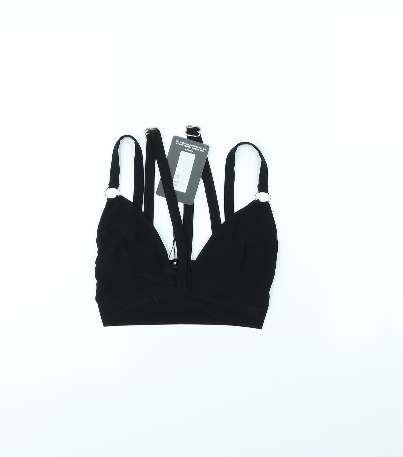pretty little thing Womens Black   Basic Tank Size 8