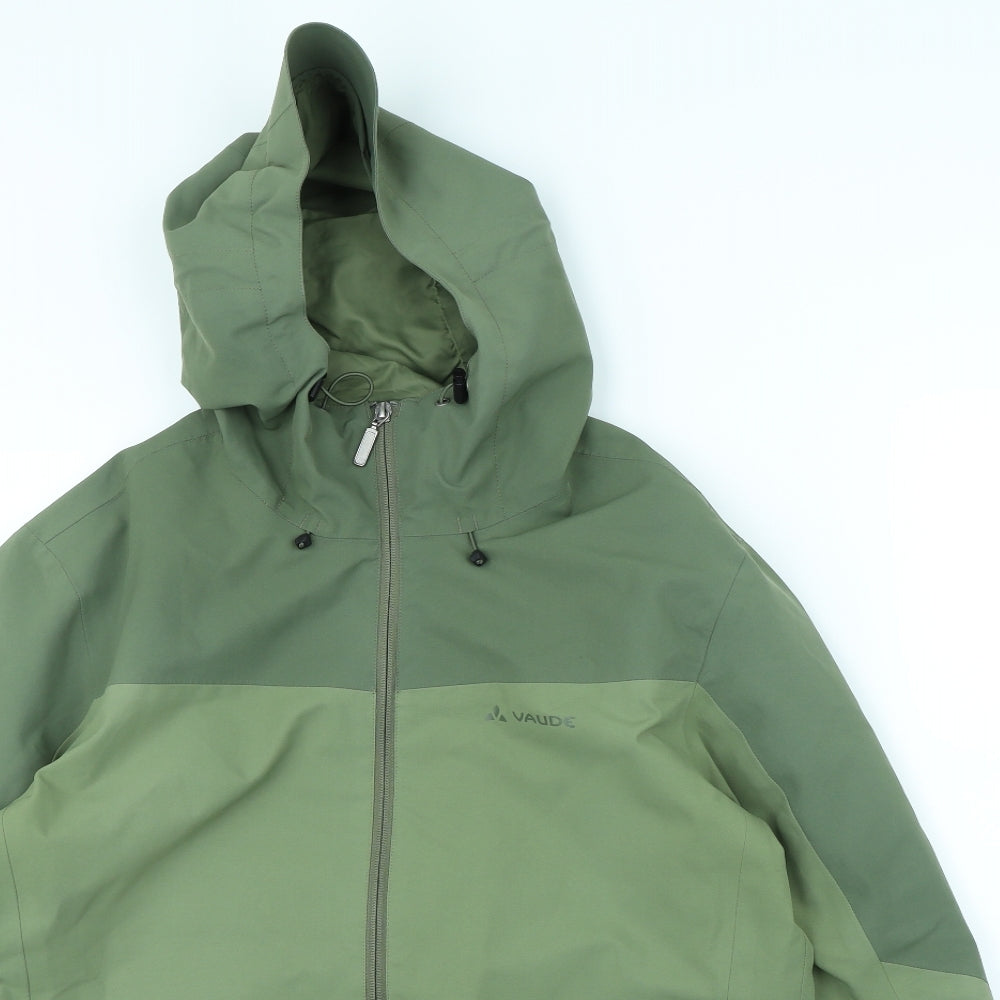 VAUDE Womens Green   Rain Coat Coat Size M