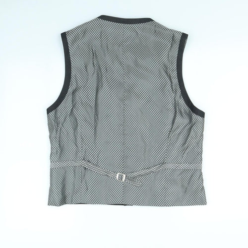Preworn Mens Grey   Jacket Suit Waistcoat Size M