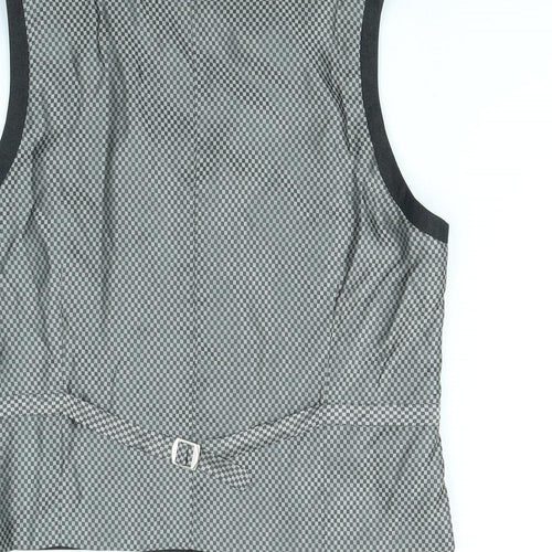 Preworn Mens Grey   Jacket Suit Waistcoat Size M