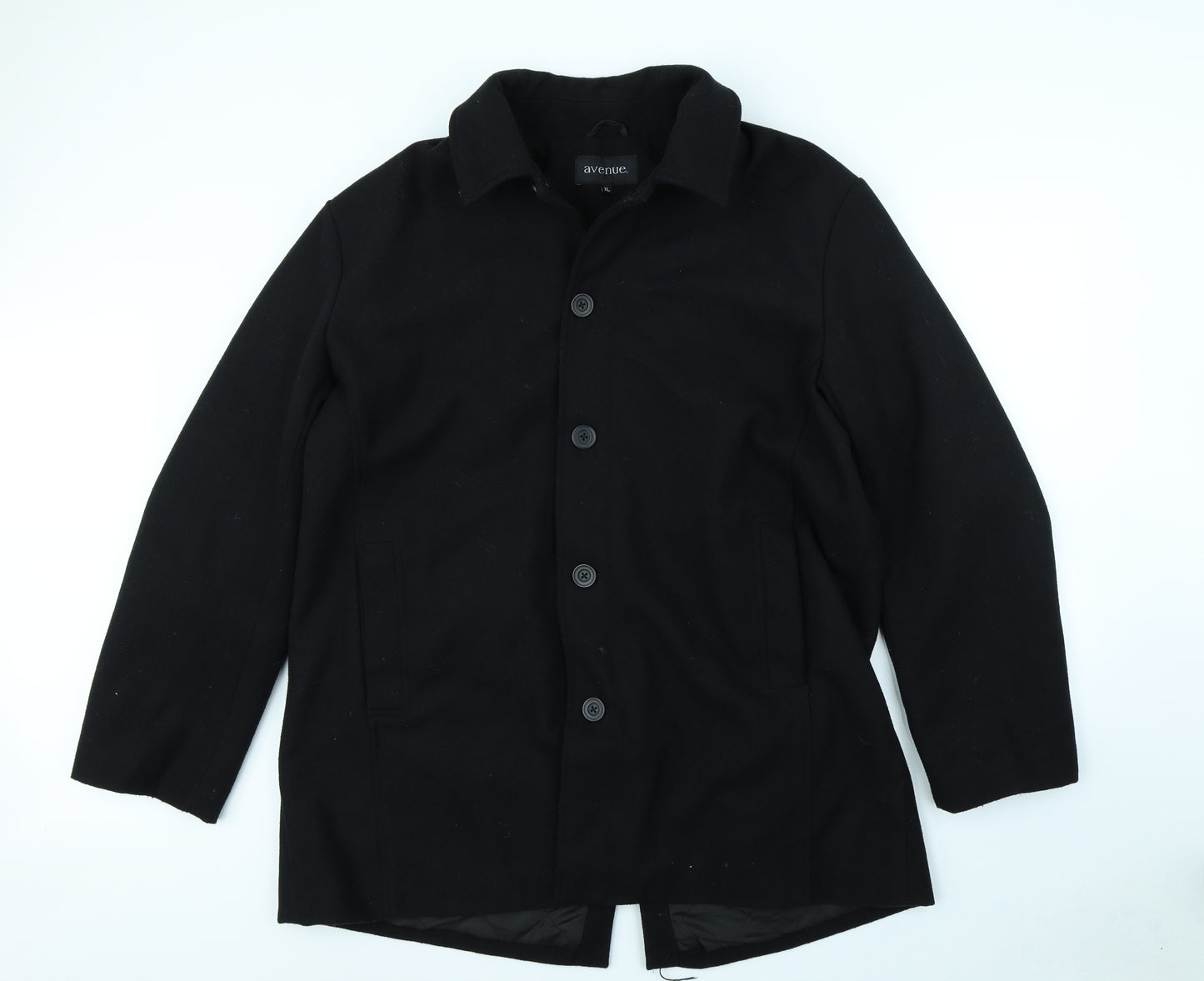 Avenue Womens Black   Jacket Coat Size XL