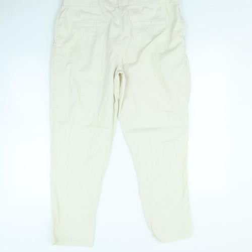 River Island Womens Ivory   Trousers  Size 14 L28 in