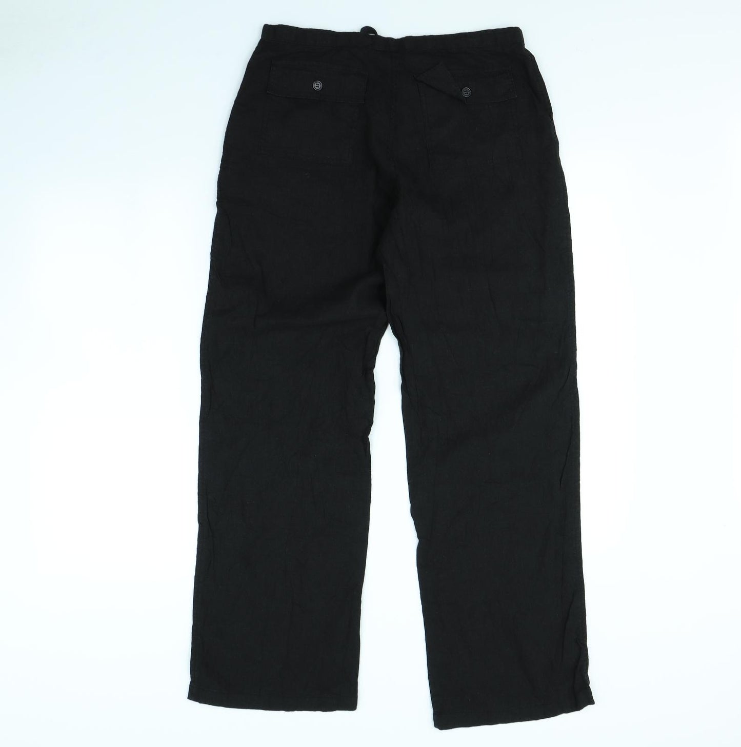 Va Vite Womens Black   Trousers  Size 8 L30 in