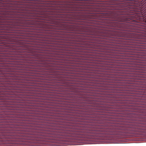 Ralph Lauren Mens Red Striped   T-Shirt Size XL