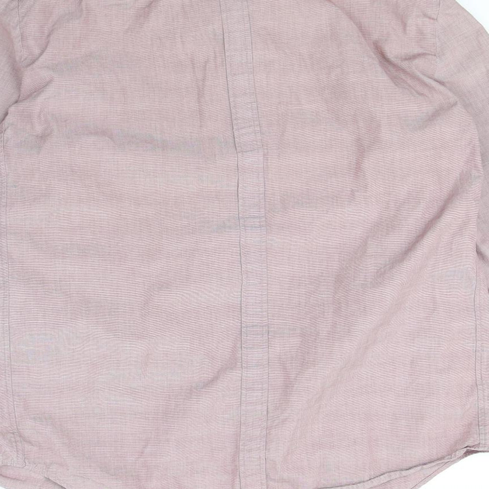 Fred Perry Mens Red    Dress Shirt Size L