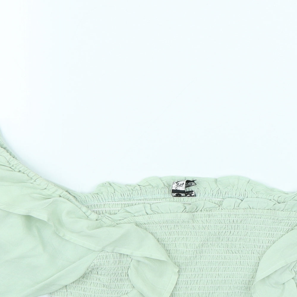 Influence Womens Green   Basic Blouse Size 10