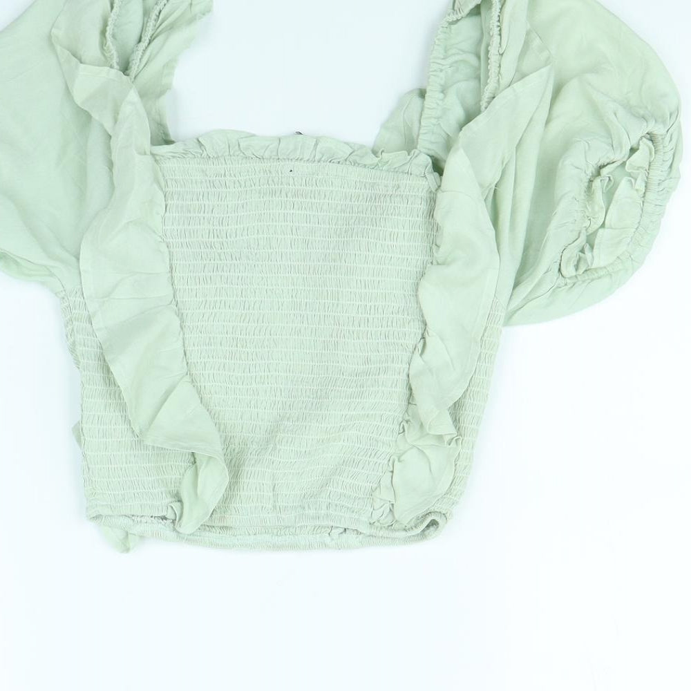 Influence Womens Green   Basic Blouse Size 10