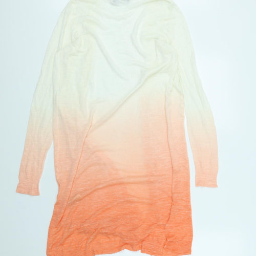 m&s Womens Orange   Cardigan Jumper Size M