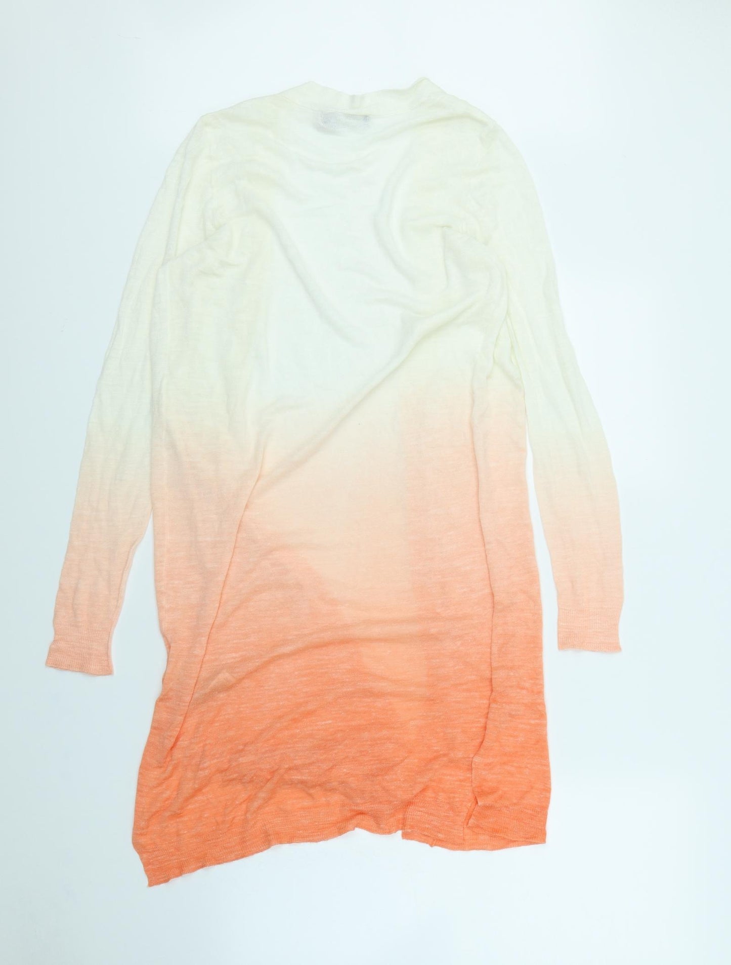 m&s Womens Orange   Cardigan Jumper Size M