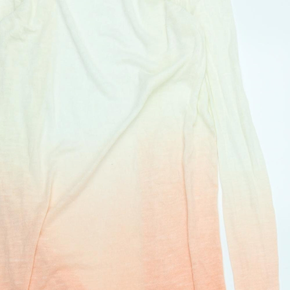 m&s Womens Orange   Cardigan Jumper Size M