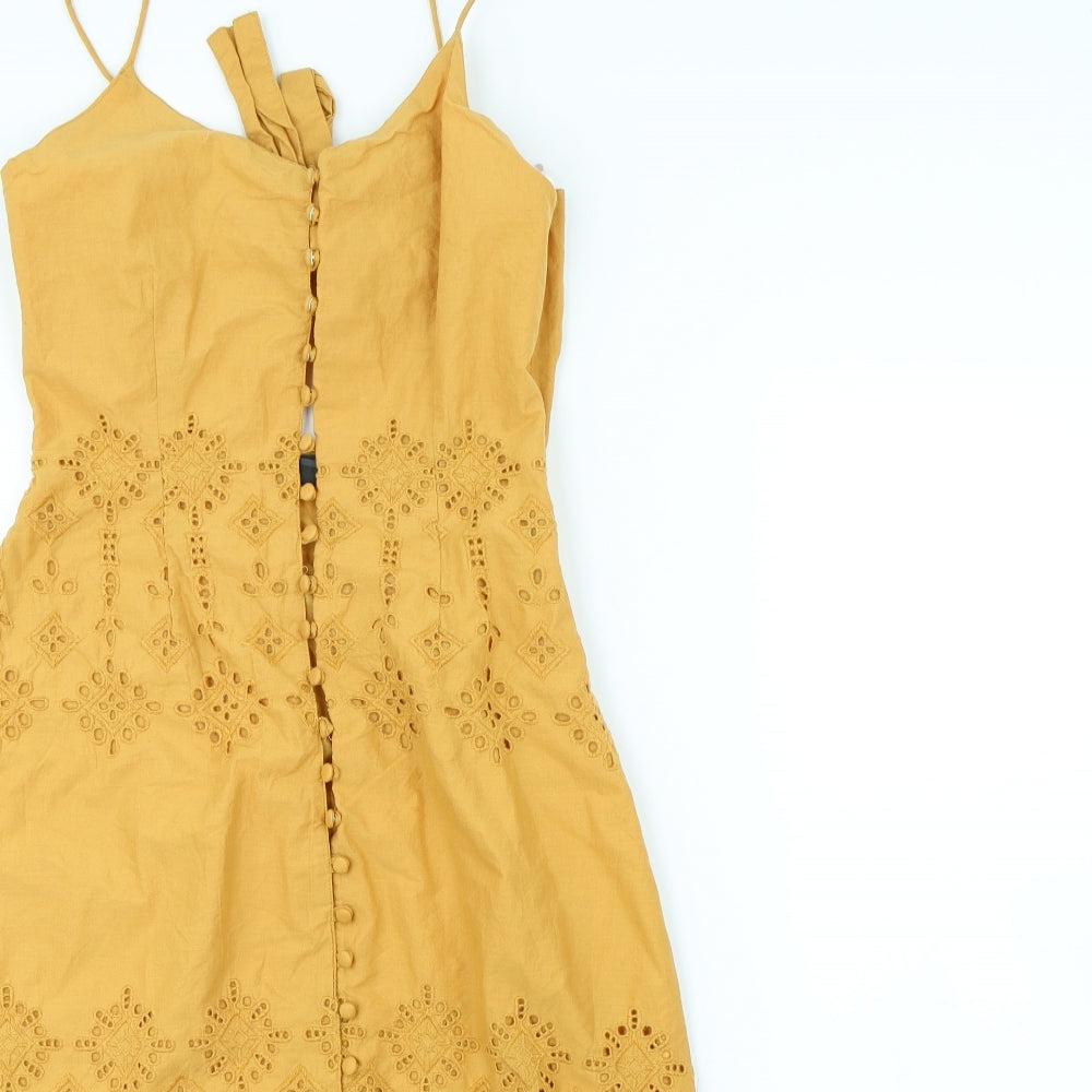 Primark Womens Yellow   Shift  Size 8