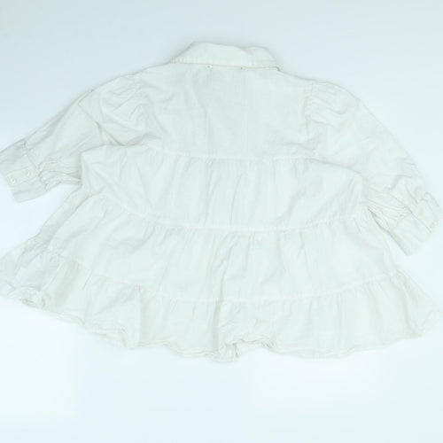 innocence Womens White   Basic Blouse Size 12