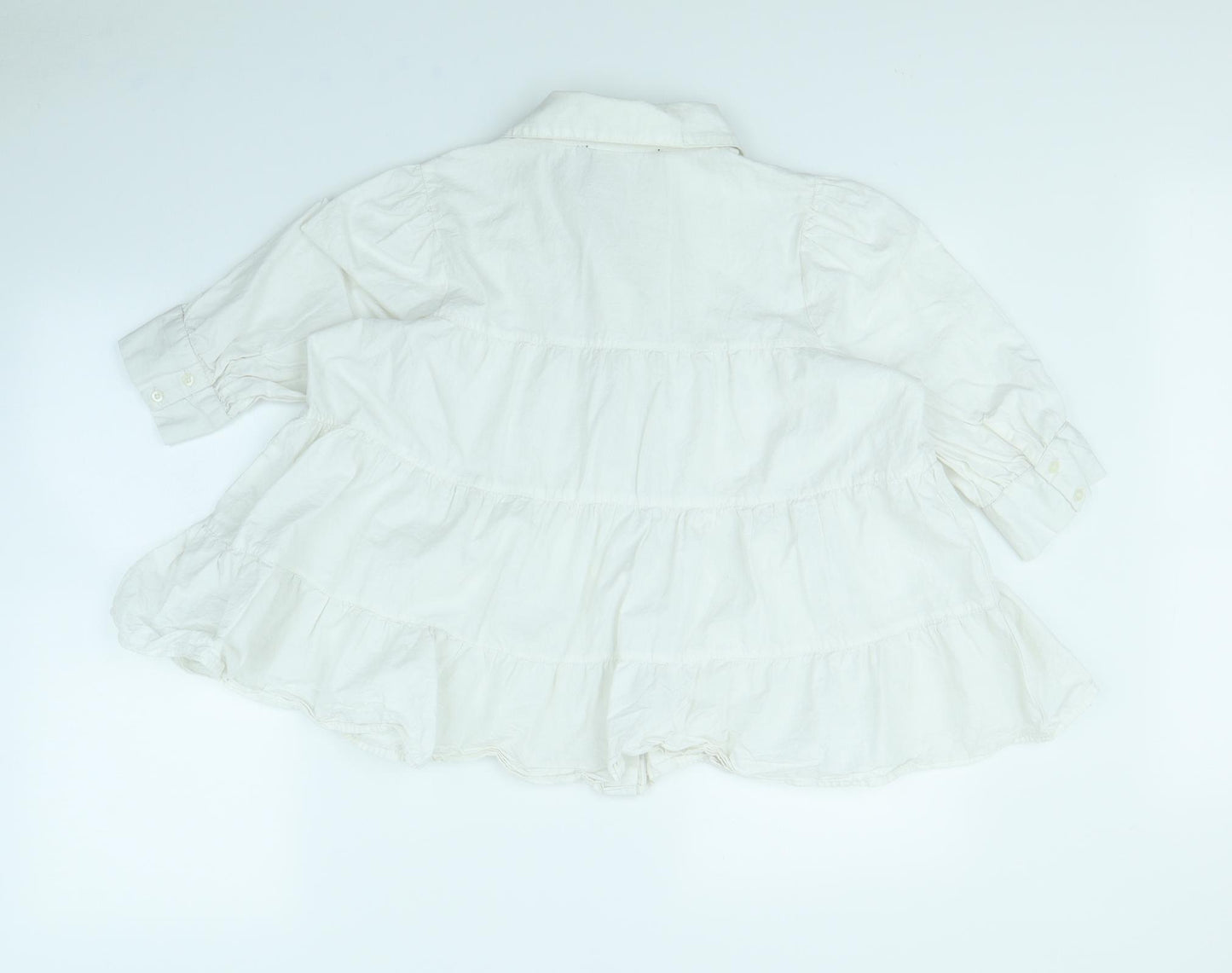 innocence Womens White   Basic Blouse Size 12