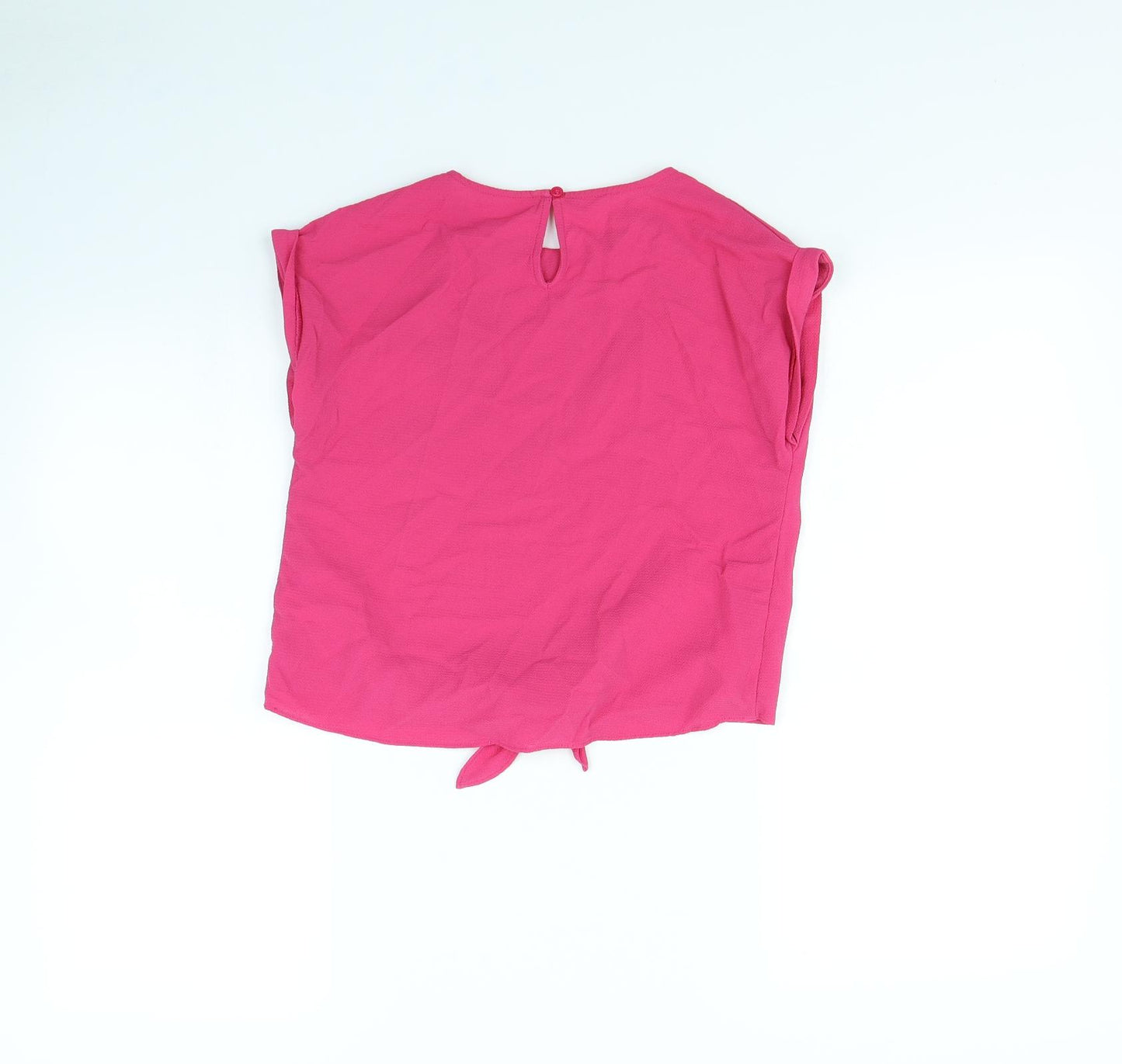 Nutmeg Girls Pink   Basic Blouse Size 10 Years  - Watermelon