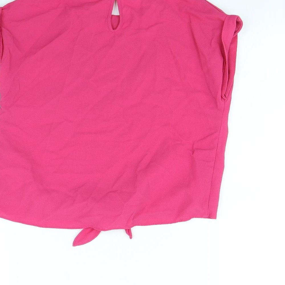 Nutmeg Girls Pink   Basic Blouse Size 10 Years  - Watermelon