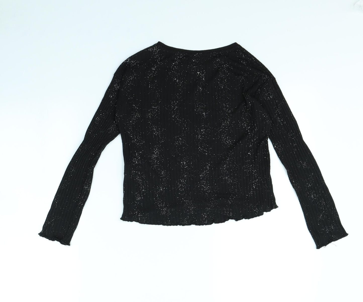 Primark Girls Black   Basic T-Shirt Size 10 Years