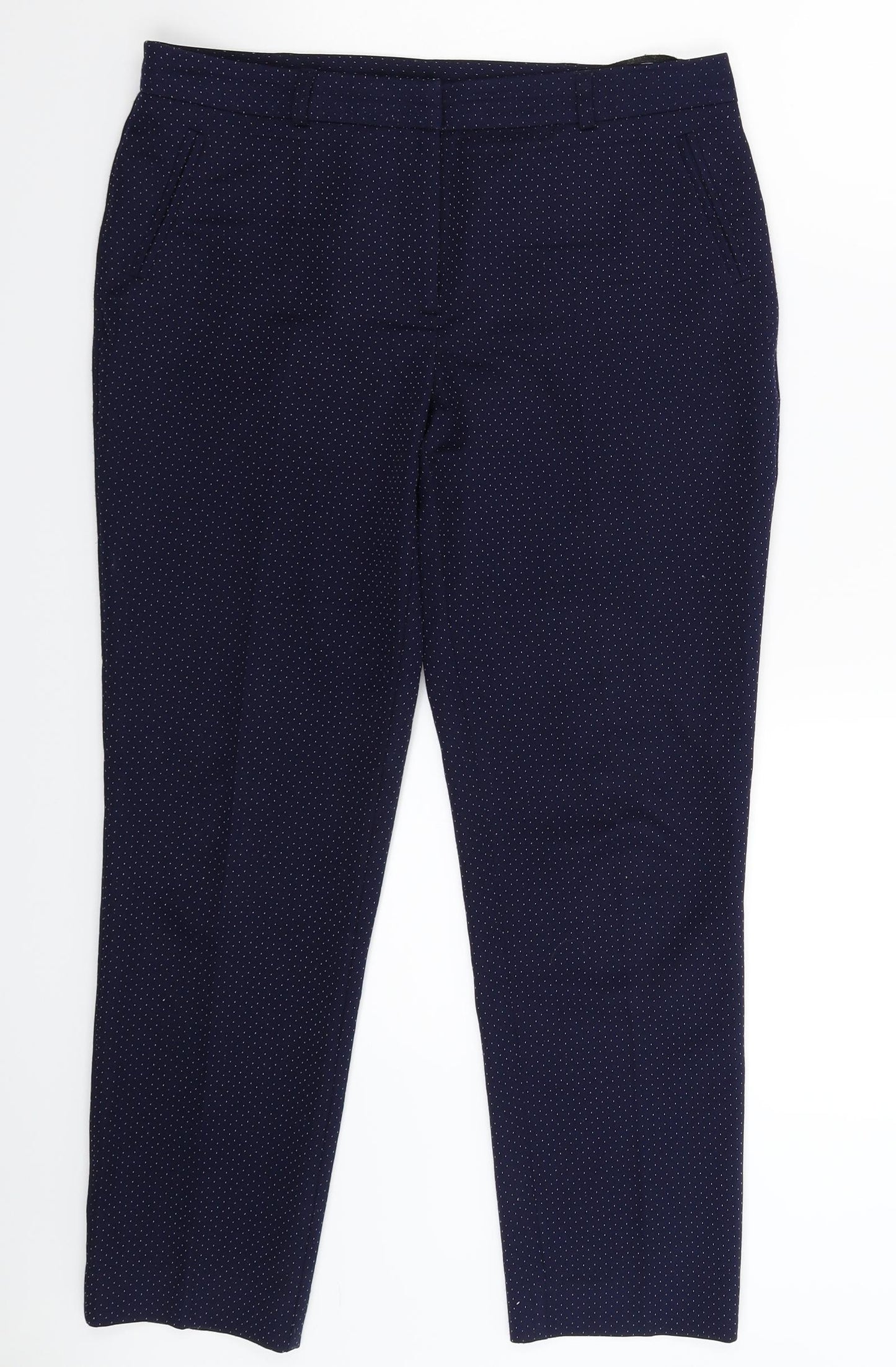 Dorothy Perkins Womens Blue   Trousers  Size 8 L25 in