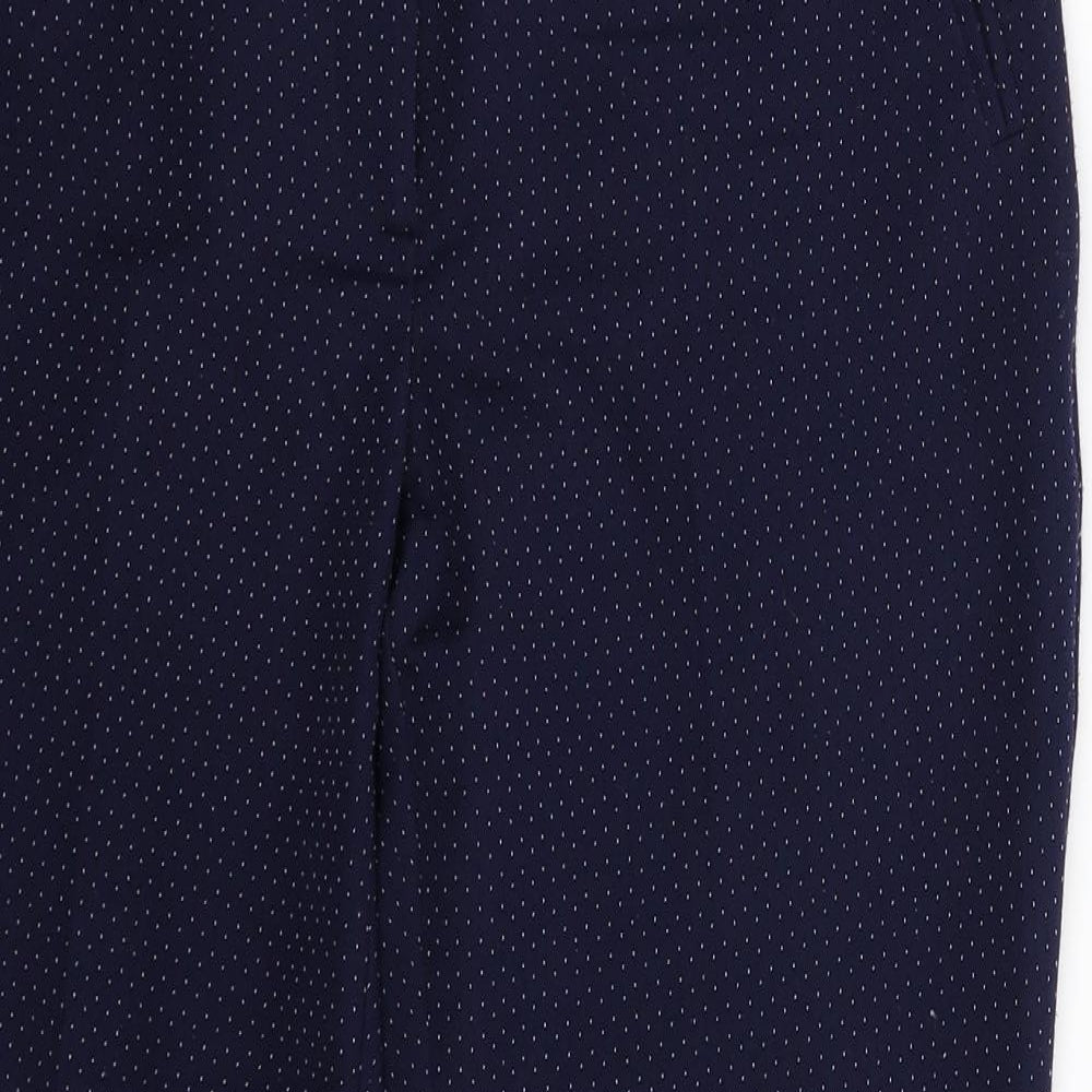 Dorothy Perkins Womens Blue   Trousers  Size 8 L25 in