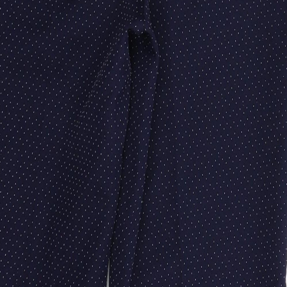 Dorothy Perkins Womens Blue   Trousers  Size 8 L25 in