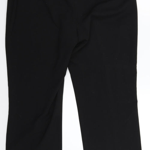 BHS Womens Black   Trousers  Size 14 L28 in
