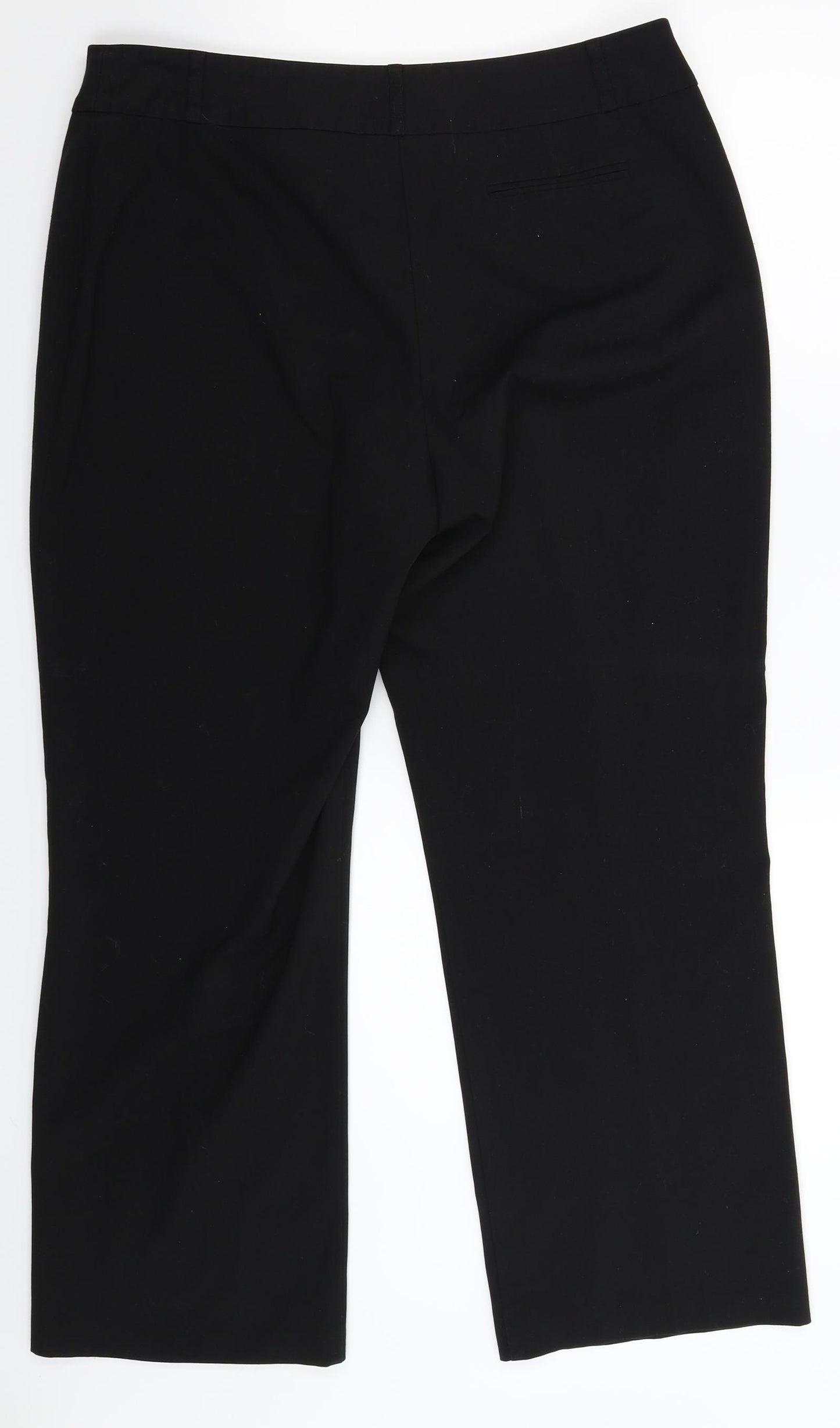 BHS Womens Black   Trousers  Size 14 L28 in