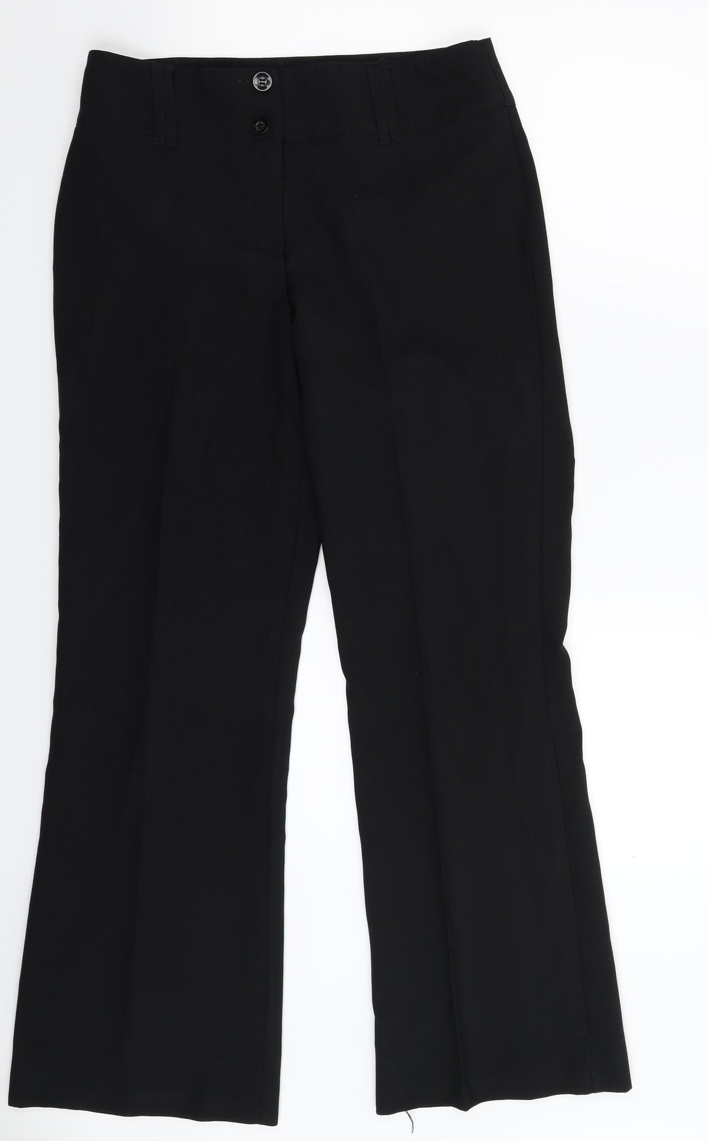 Papaya Womens Black   Trousers  Size 10 L30 in