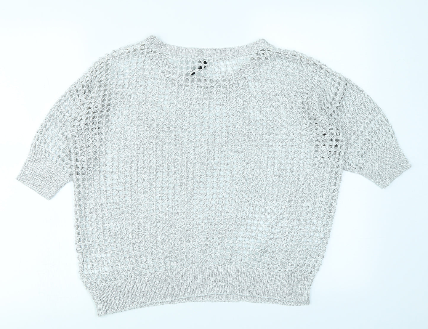 Flame Womens Silver   Pullover Jumper Size S