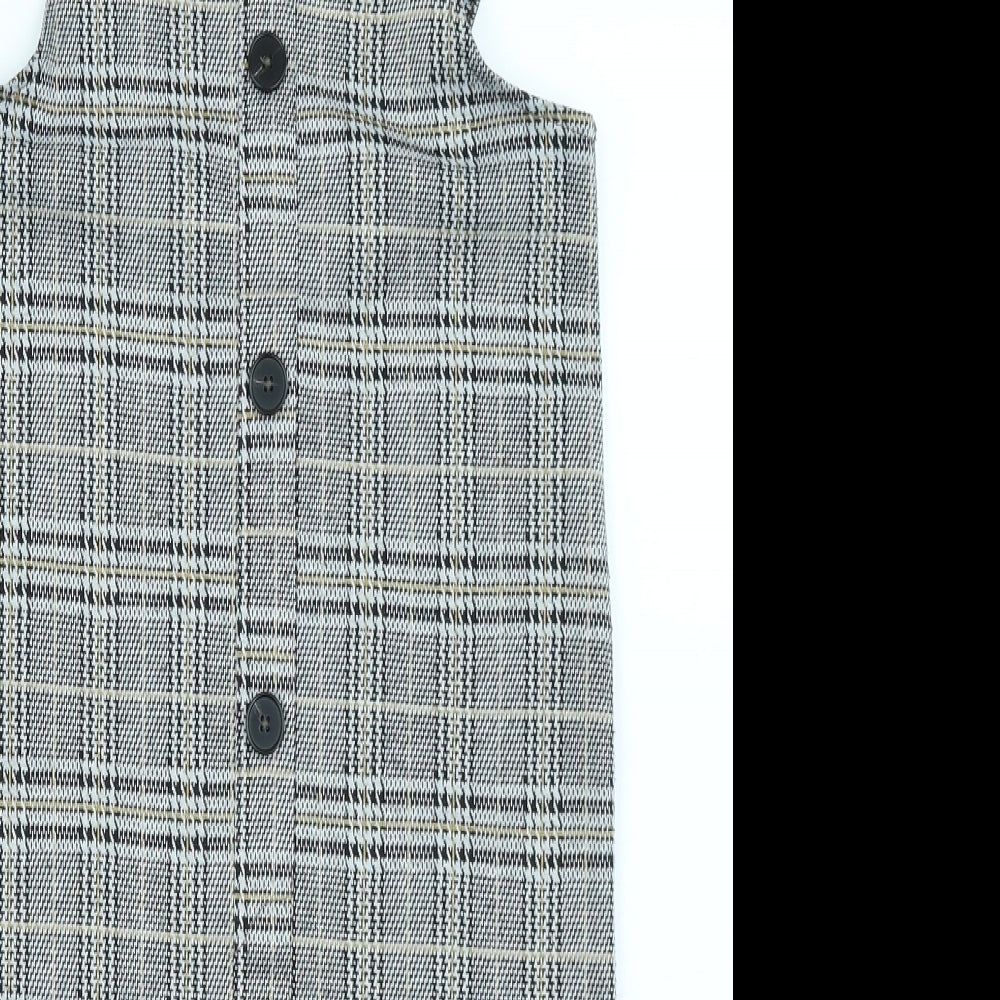 Primark Girls Grey Plaid  A-Line  Size 9-10 Years