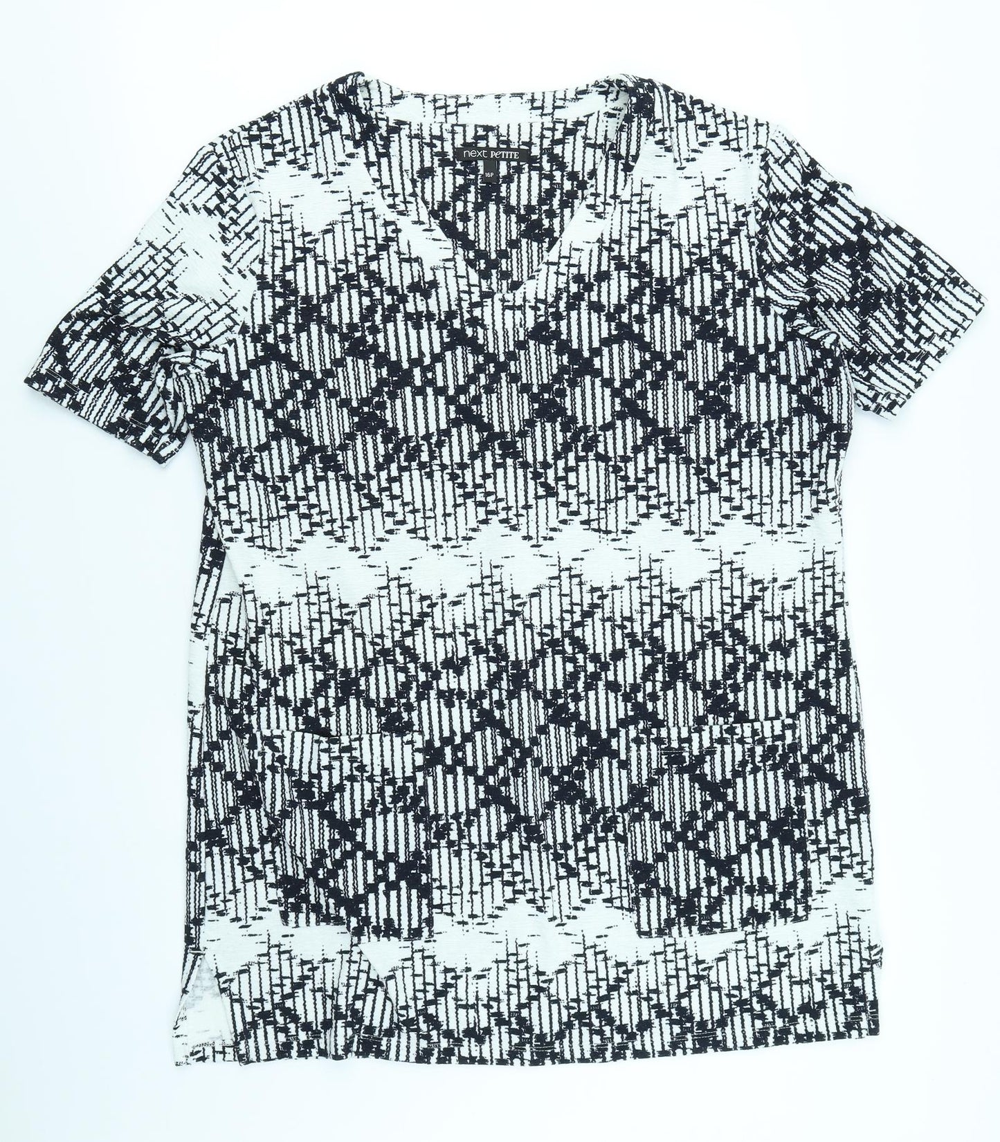 NEXT Womens Blue Argyle/Diamond  A-Line  Size 16