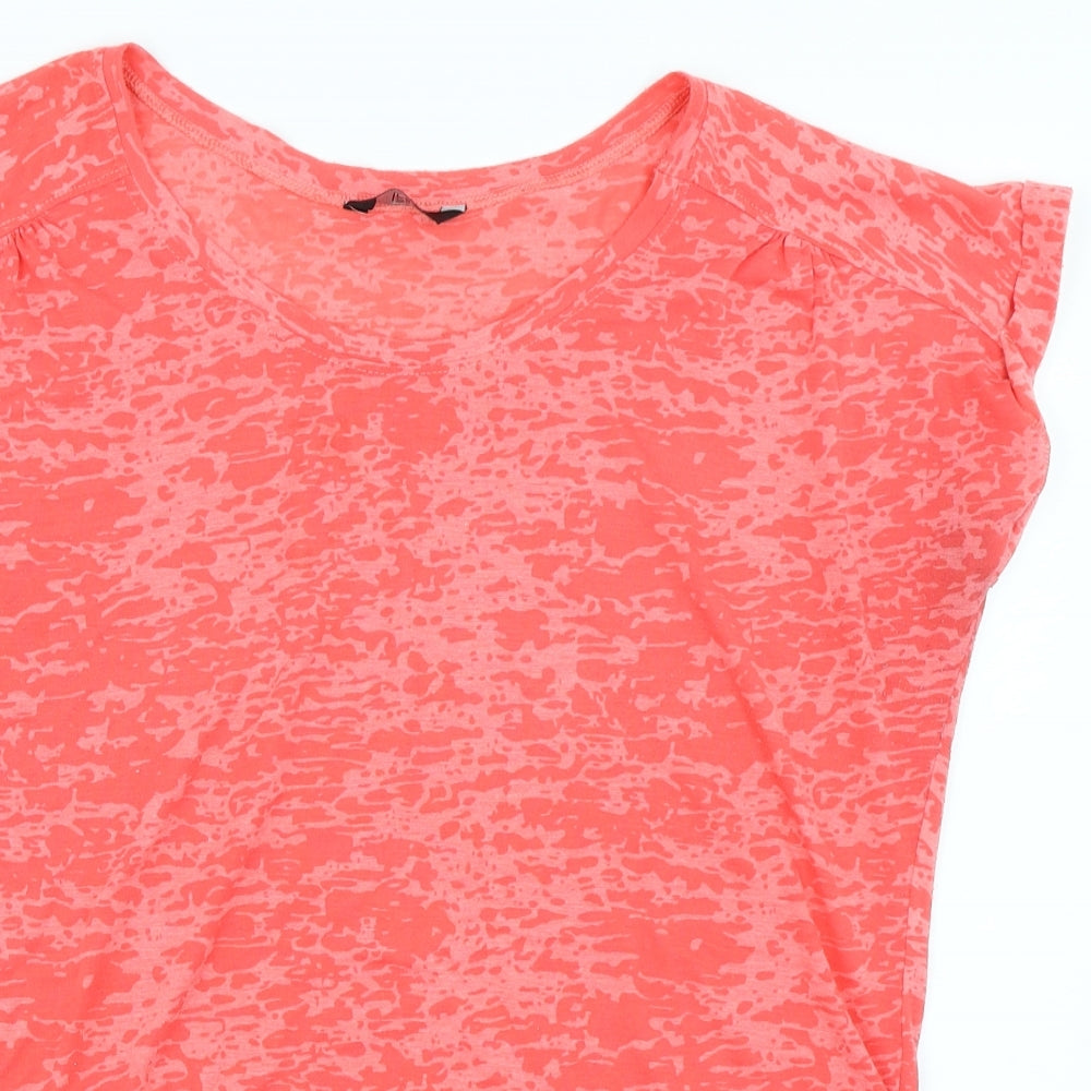 F&F Womens Orange   Basic T-Shirt Size 16