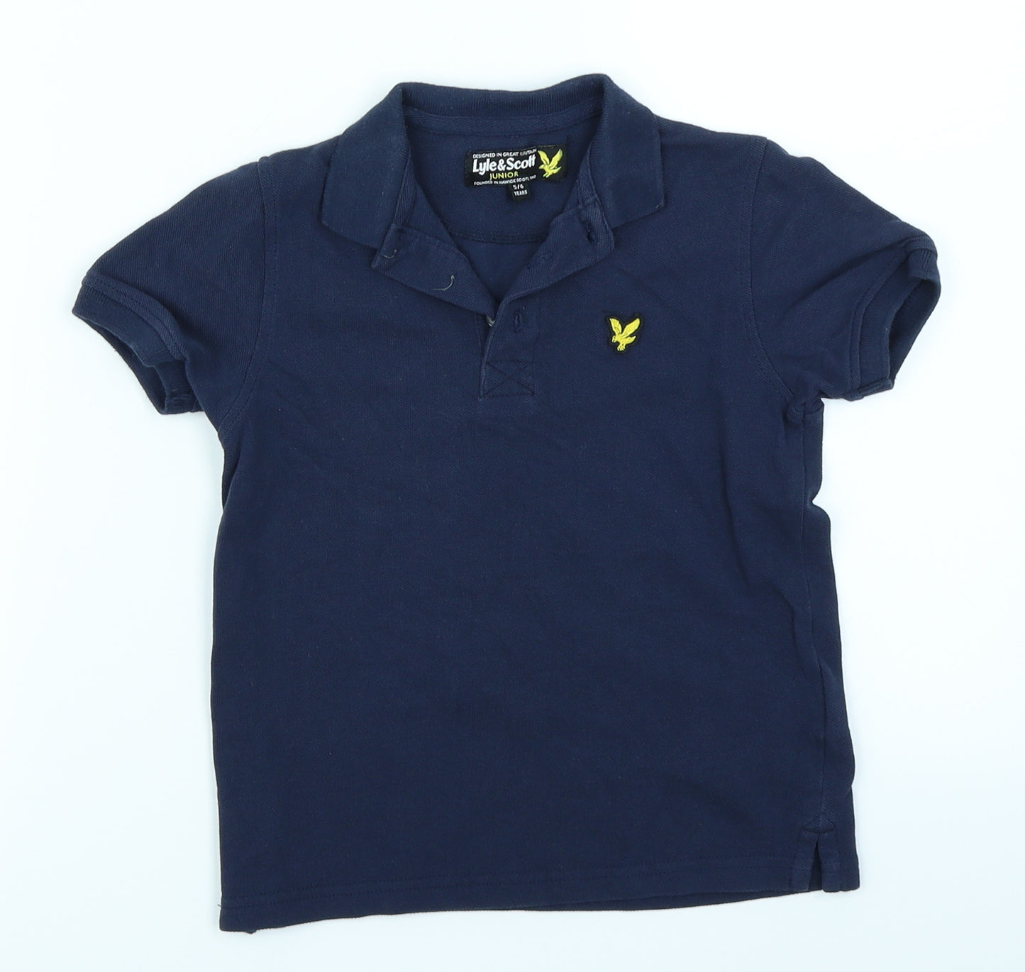 Lyle & Scott Boys Blue   Basic Polo Size 5-6 Years