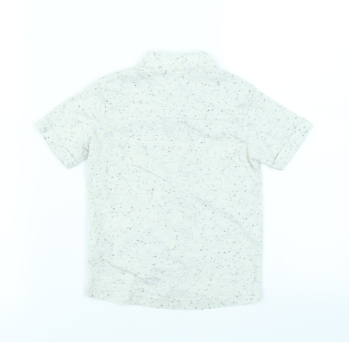 NEXT Boys White Spotted  Basic Button-Up Size 2-3 Years
