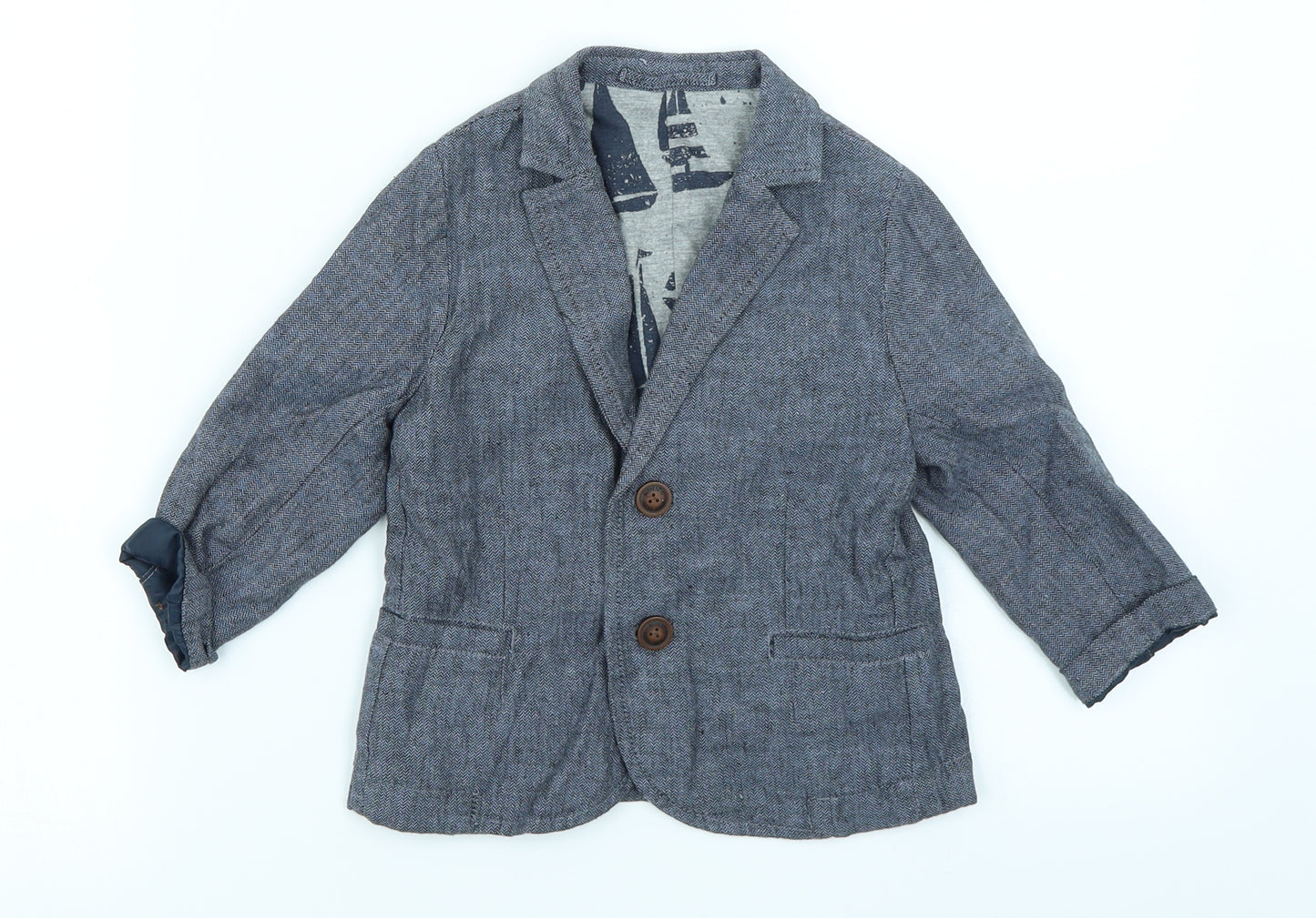 NEXT Boys Blue   Jacket Blazer Size 18-24 Months