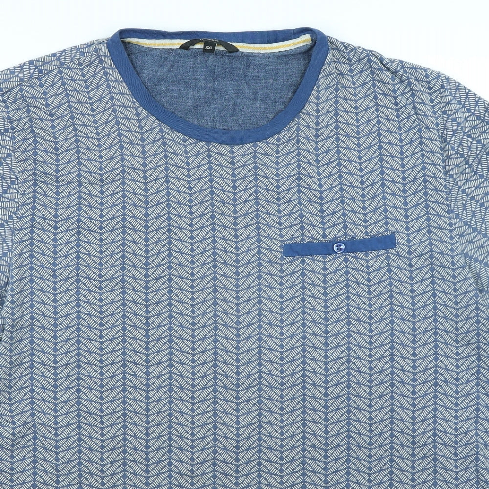 George Mens Blue    T-Shirt Size 2XL