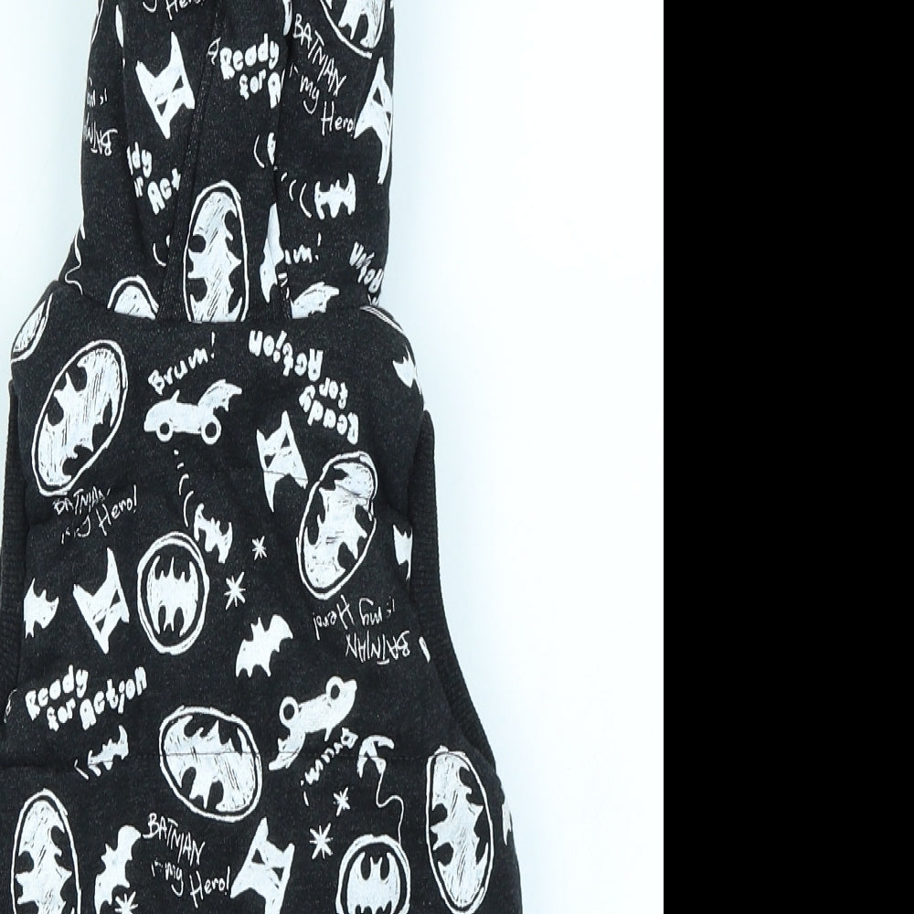 George Boys Black   Gilet Coat Size 12-18 Months  - Batman