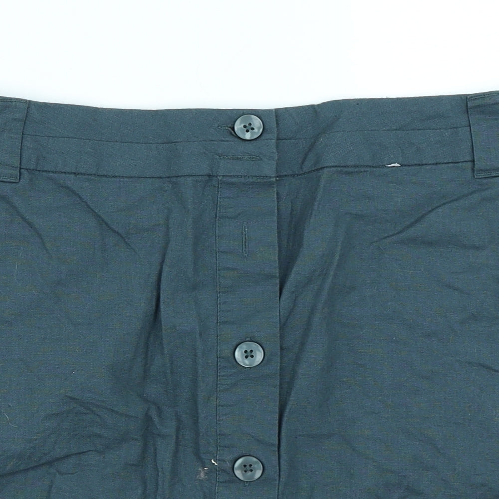 ESMARA Womens Blue   A-Line Skirt Size 14