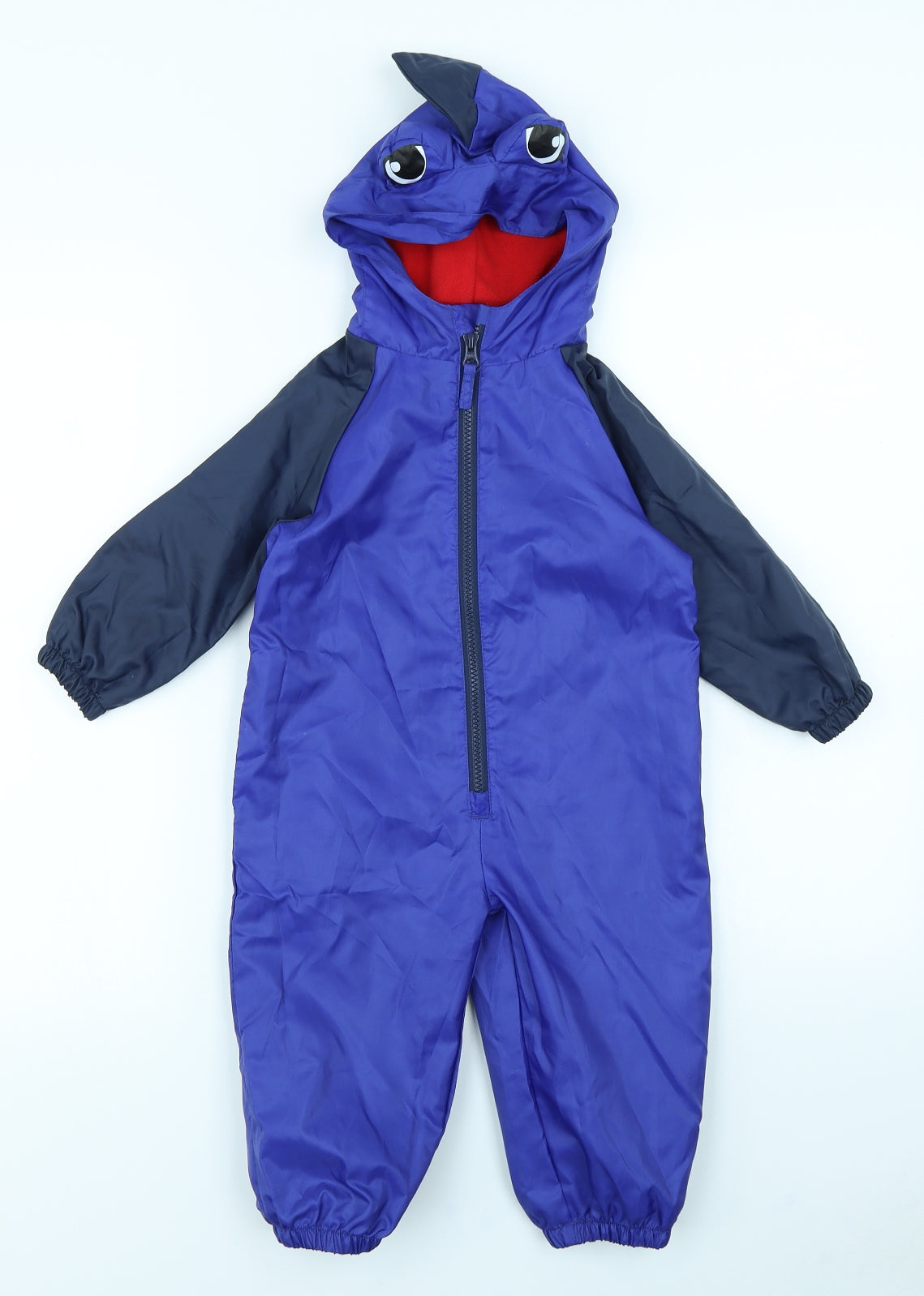 George Boys Blue   Rain Coat Snowsuit Size 12-18 Months